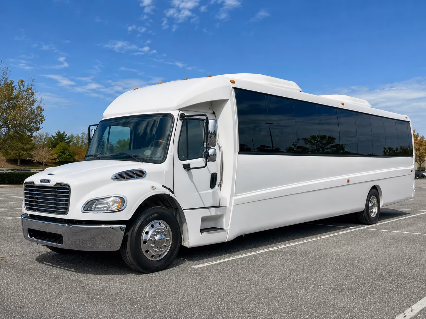 old bridge 30 passenger party bus