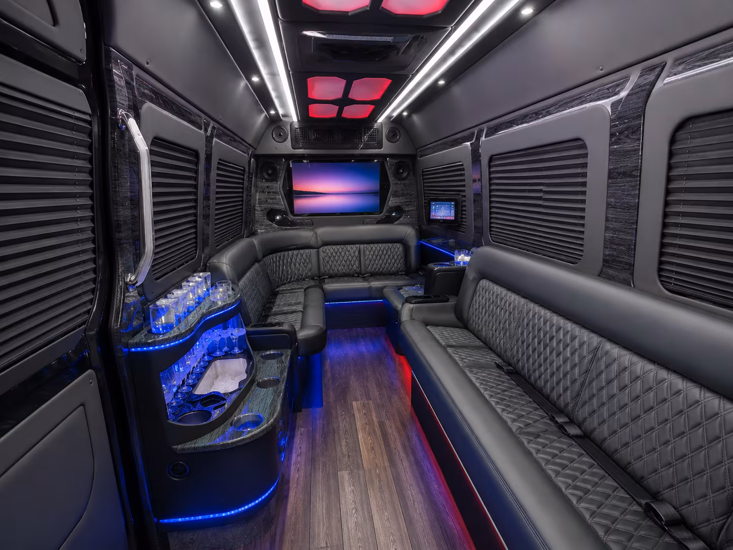 old bridge 40 passenger party bus